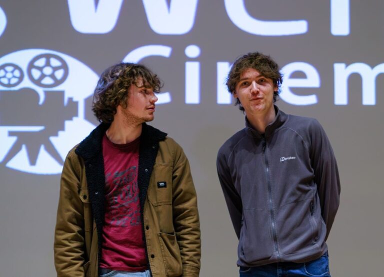 Tom and Joe introducing The Choral. Photo: Joe Nobile