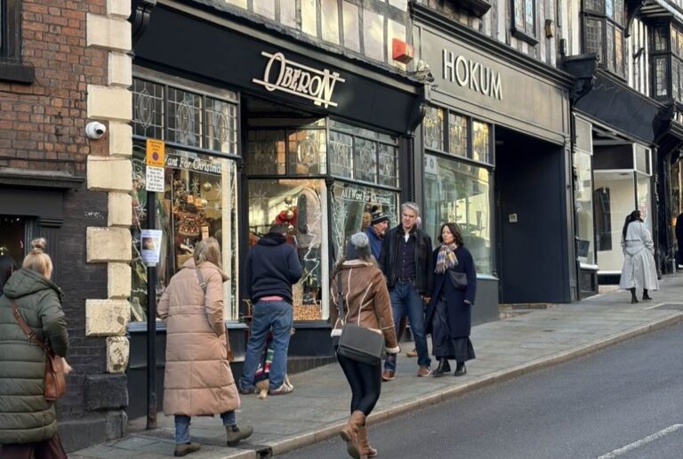 Wyle Cop is said to be the longest run of independent shops in the country