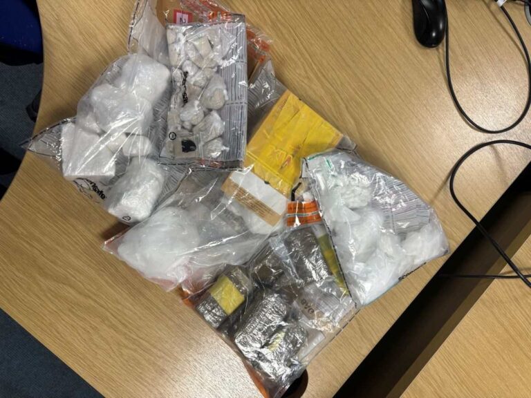 Drugs were seized at the property in Telford. Photo: West Mercia Police