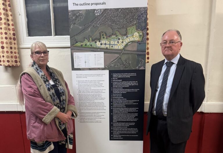 Cllr Teri Trickett-Shropshire Councillor for Bayston Hill and Cllr Bertie Bentinck